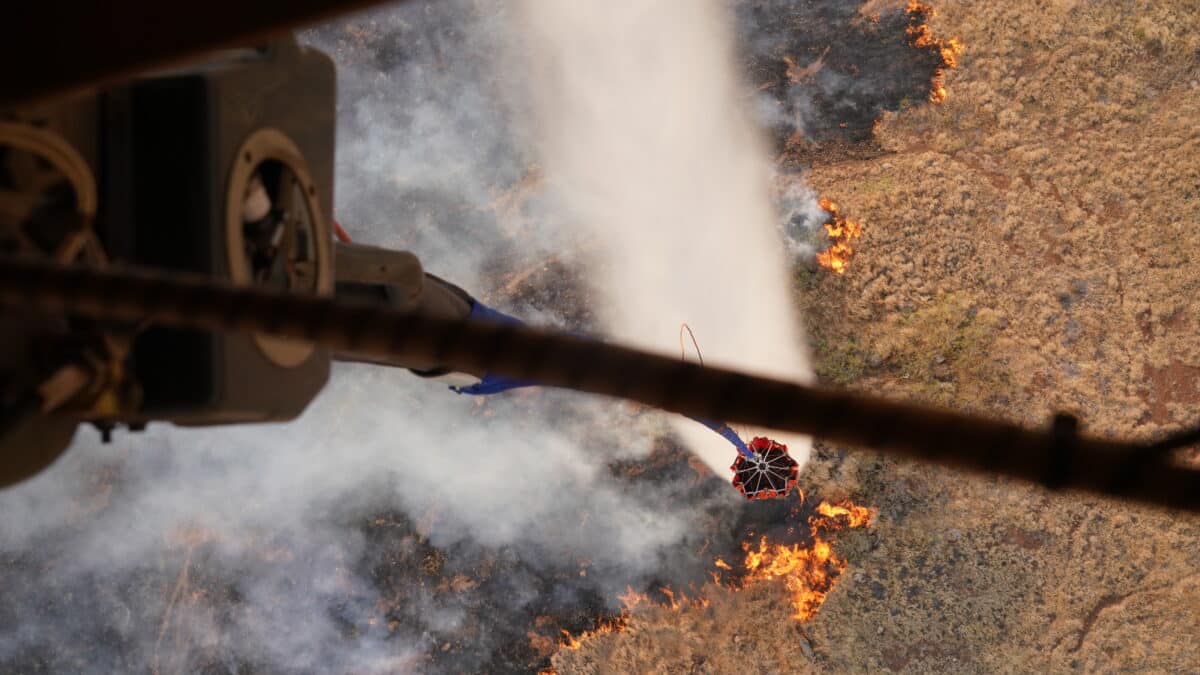 Una foto proporcionada por la Guardia Nacional del Ejército de EE. UU.