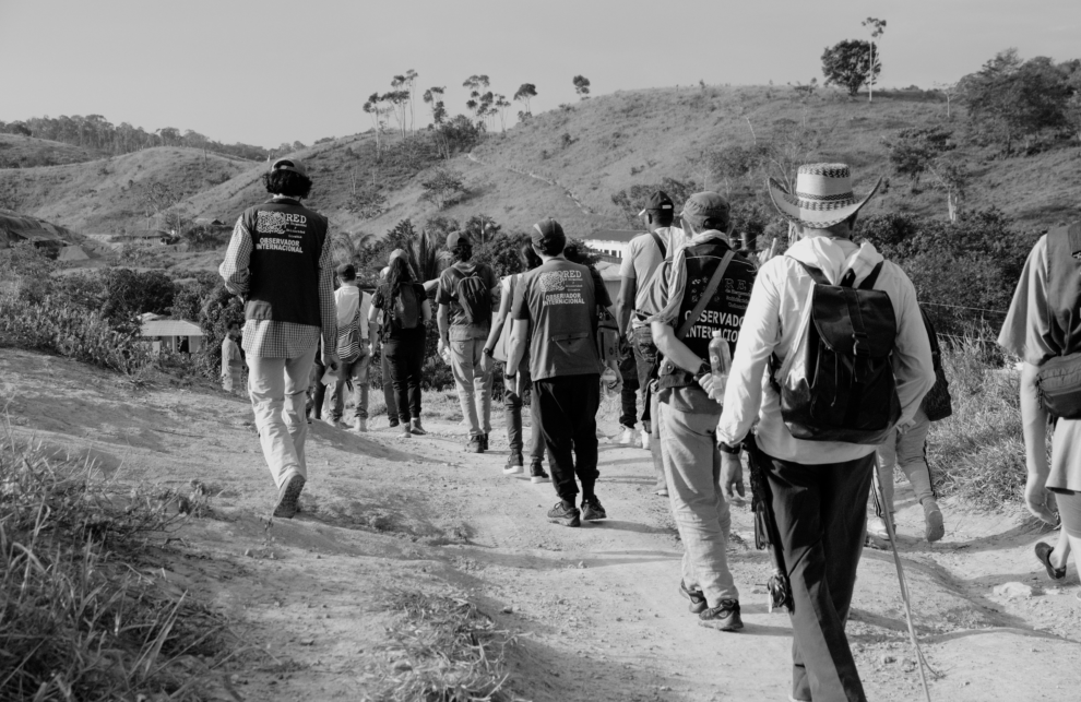 Caravana humanitaria en el nordeste Antioqueño con el acompañamiento internacional de la Red de Hermandad y Solidaridad con Colombia (Redher)