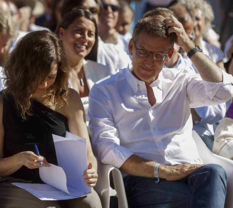 Ayuso carga contra Sánchez : "Estamos apelando a un PSOE con valores que ya no existe"