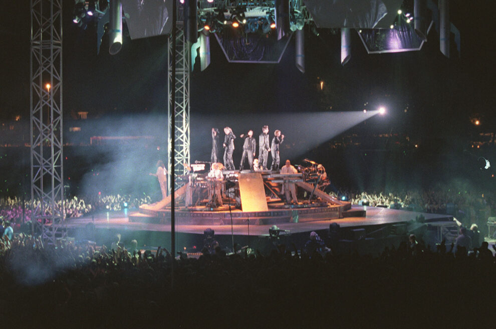 Los Backstreet Boys actuaron en Gijón en 1999