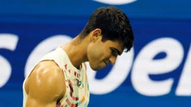 Así fue el momentazo de Carlos Alcaraz cantando por Sebastian Yatra tras ganar a Koepfer