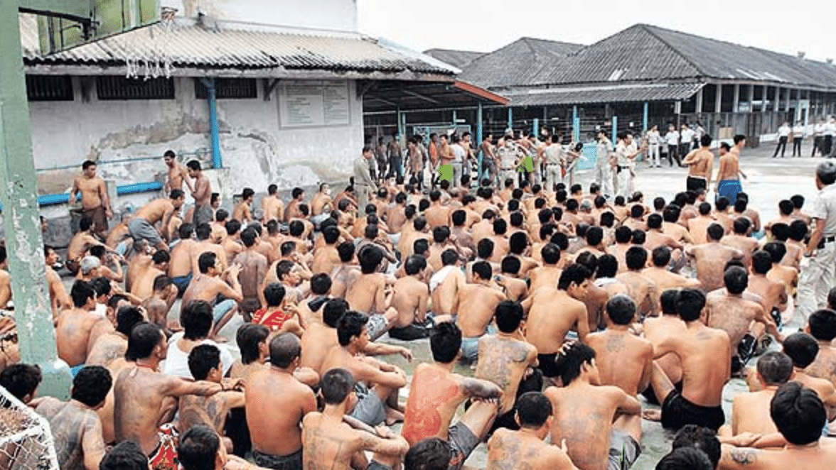 Prisioneros de la cárcel de Bang Kwang en Tailandia, donde se contempla pena de muerte