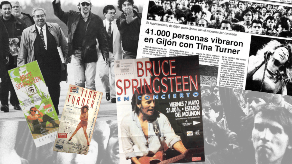 Cuando Bruce Springsteen, Tina Turner y Bowie hicieron de Gijón la capital española de la música en directo
