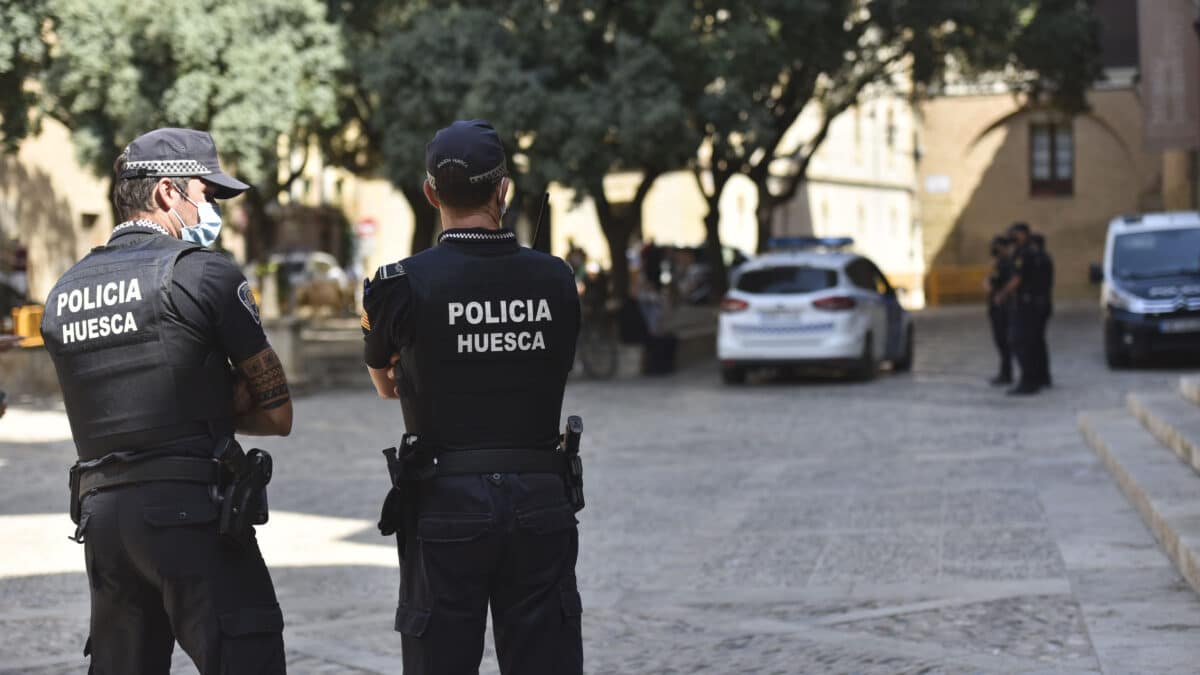 Dos agentes de Policía Nacional de Aragón