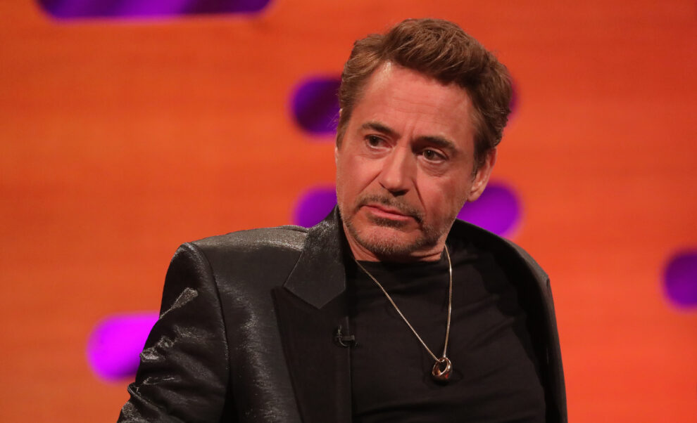 Robert Downey Jr en una entrevista de 2020