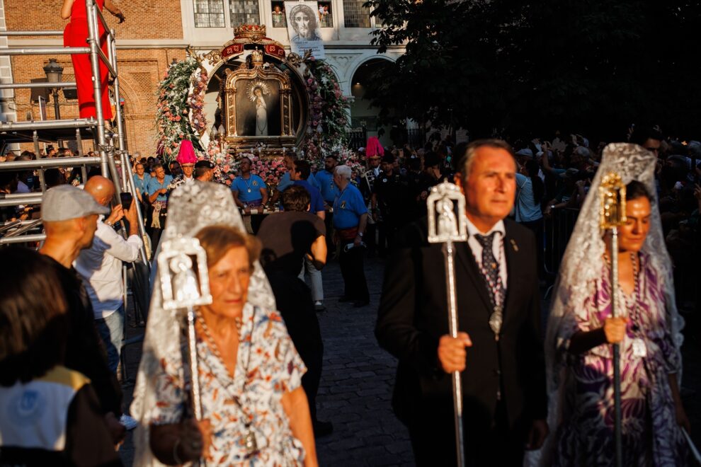 15 de agosto en Madrid, cuando se celebra la procesión de la Virgen de la Paloma en Madrid
