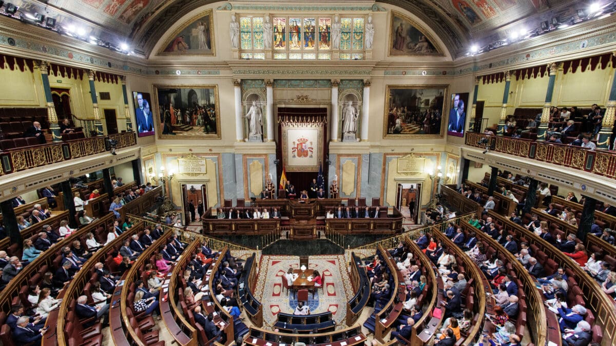 Vista general del Congreso de los Diputados