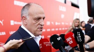Javier Tebas: «Rubiales tocó inapropiadamente a la Reina Letizia»