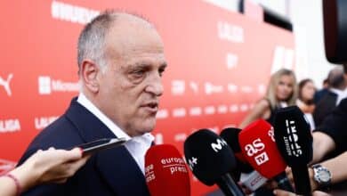 Javier Tebas: «Rubiales tocó inapropiadamente a la Reina Letizia»