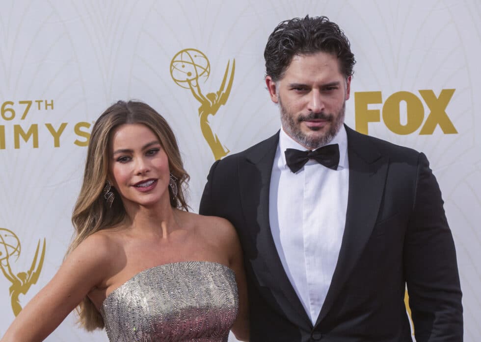 Sofía Vergara y Joe Manganiello en los premios Emmy de 2015