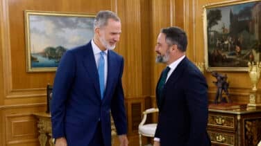Abascal traslada al Rey que Vox dará sus votos a Feijóo "con condiciones" si lo propone para la investidura