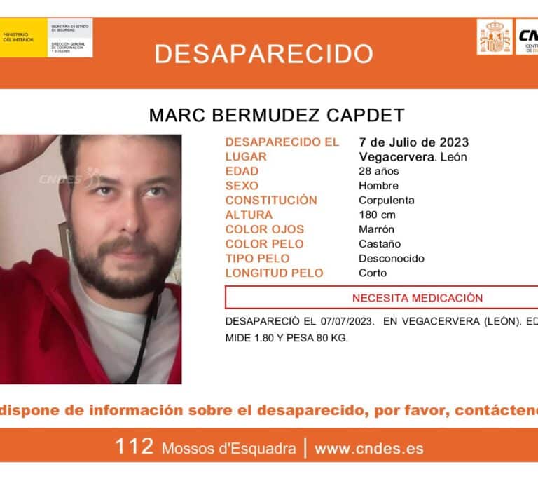 Desaparecido desde principios de julio un hombre de 28 años en el Viejo Camino de Santiago en León