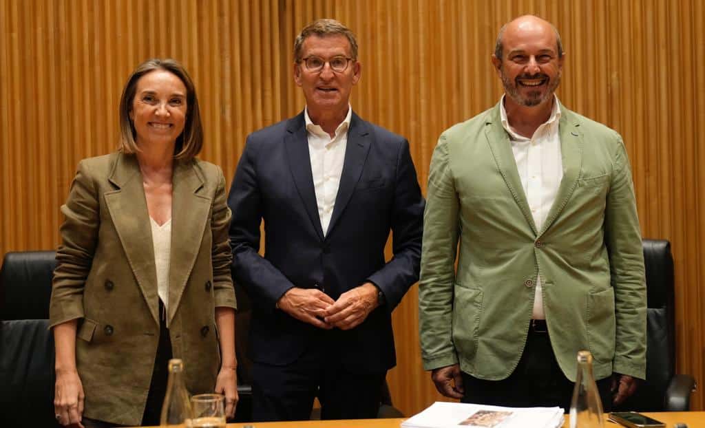 Feijóo asegura tener el apoyo "verbal" de Coalición Canaria para apoyar a Cuca Gamarra