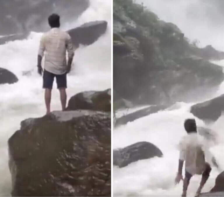 Muere el influencer indio Sharath Kumar tras caerse por unas cataratas cuando grababa un vídeo para redes sociales