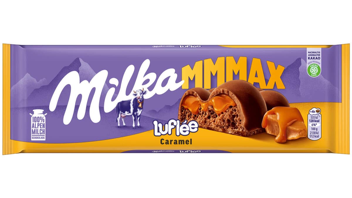 Milka 250G Mmmax Luflée Caramel