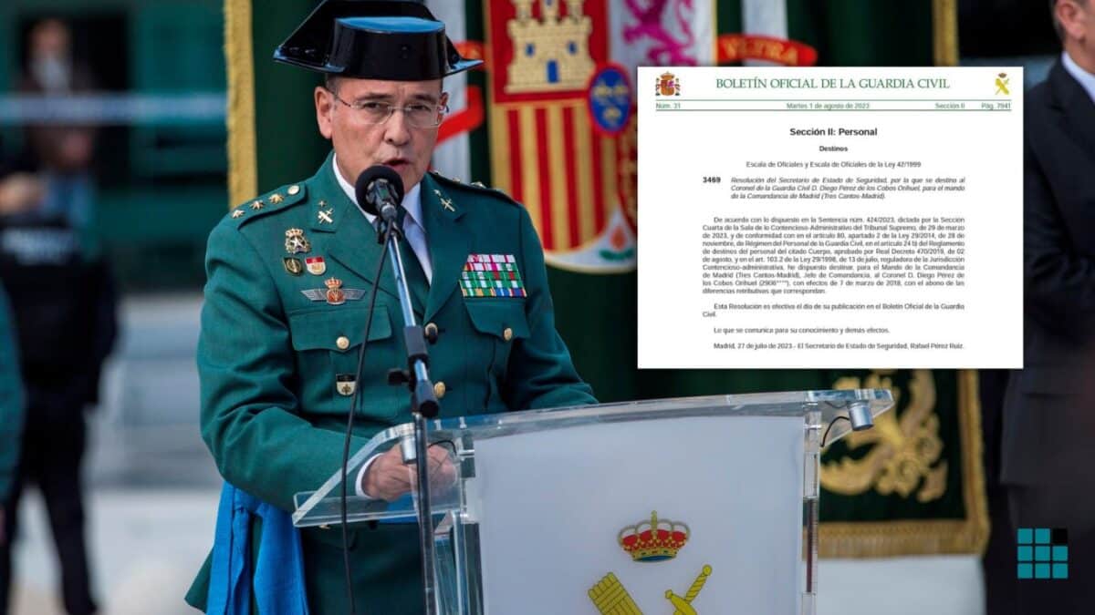 El coronel de la Guardia Civil, Diego Pérez de los Cobos.