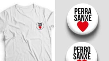 Las camisetas y chapas con el lema de 'Perro Sanxe' colapsan la web de la tienda del PSOE