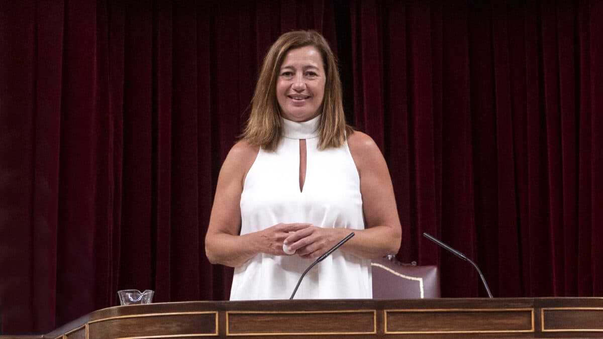 La presidenta del Congreso, Francina Armengol durante la Sesión Constitutiva de la XV Legislatura en el Congreso de los Diputados