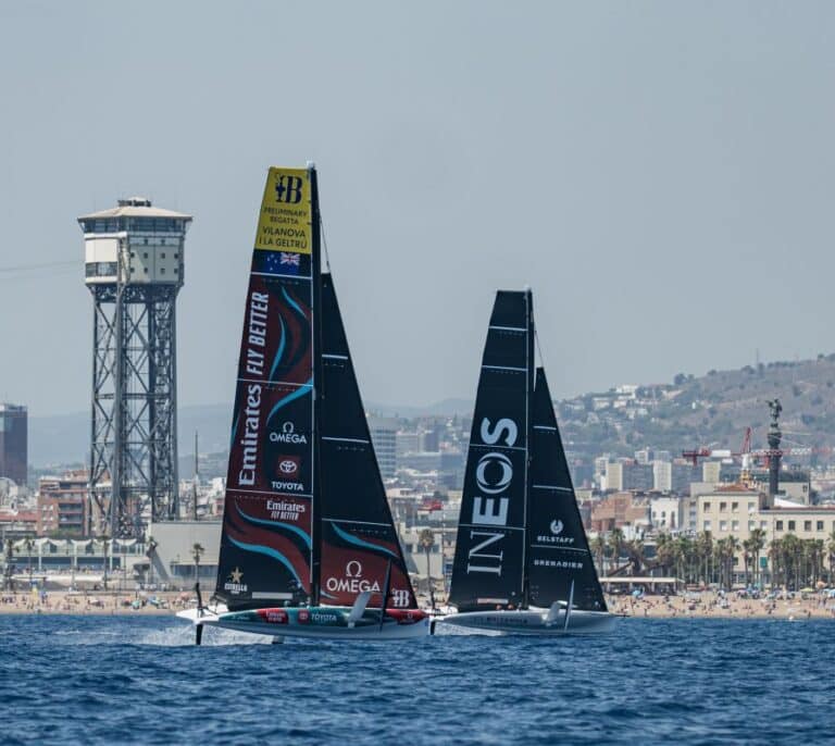 La regata preliminar de la America's Cup en Vilanova i la Geltrú inicia su cuenta atrás