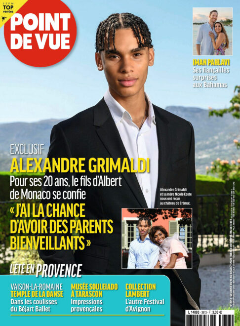 Portada de la revista 'Point de Vue' con Alexandre Grimaldi