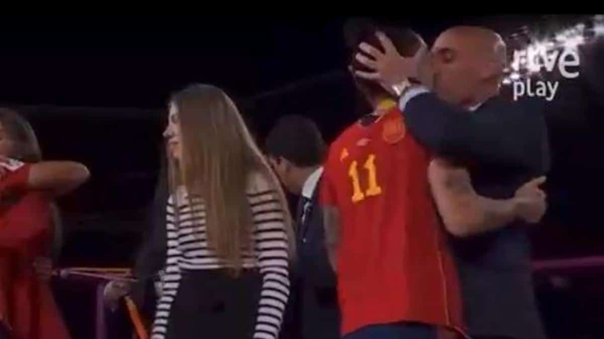 Luis Rubiales y Jennifer Hermoso