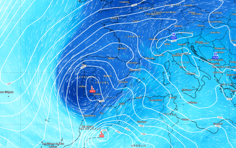 Riesgo de lluvias torrenciales el fin de semana por una DANA potenciada por las temperaturas récord del mar