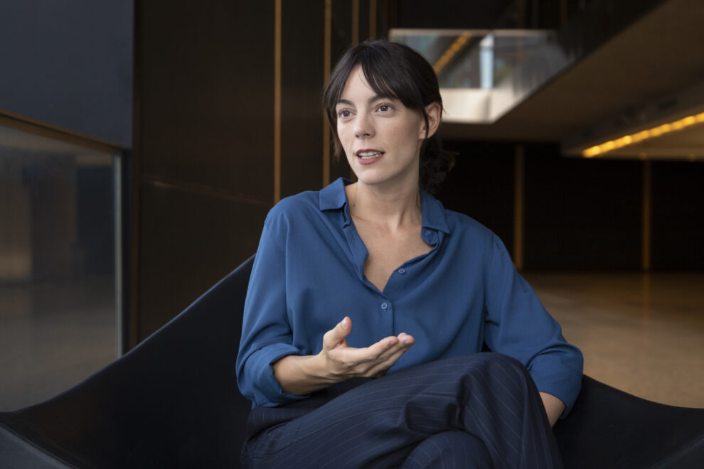 Vicky Luengo durante la entrevista con El Independiente.