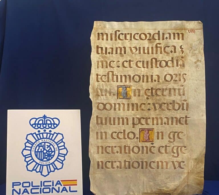 Vuelve a El Escorial un manuscrito musical del siglo XVI que sustrajeron hace 40 años