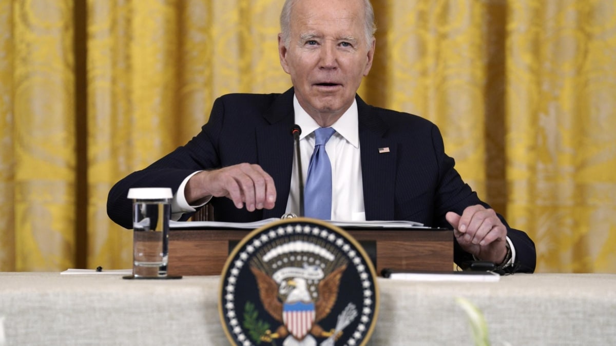 El presidente Joe Biden durante una cumbre reciente.