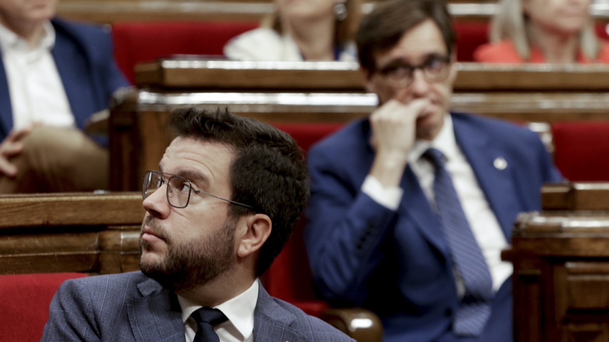 Pere Aragonès y Salvador Illa