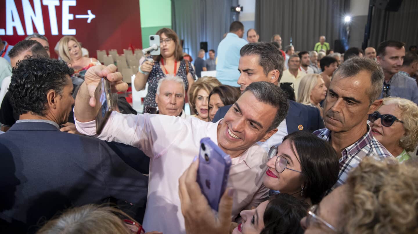 El secretario general del PSOE y presidente del Gobierno, Pedro Sánchez, el pasado 2 de septiembre de 2023, durante un acto de su partido en Málaga.