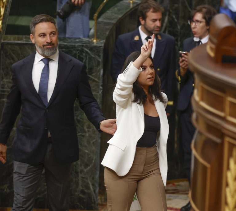 Pepa Millán (Vox), la portavoz más joven de la historia del Congreso avalada como ariete contra Sánchez