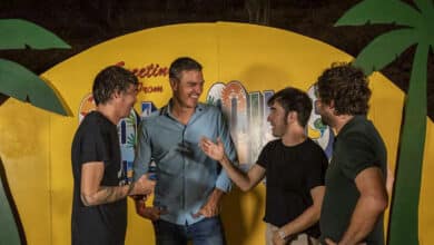 Pedro Sánchez se divierte en el festival indie Cala Mijas
