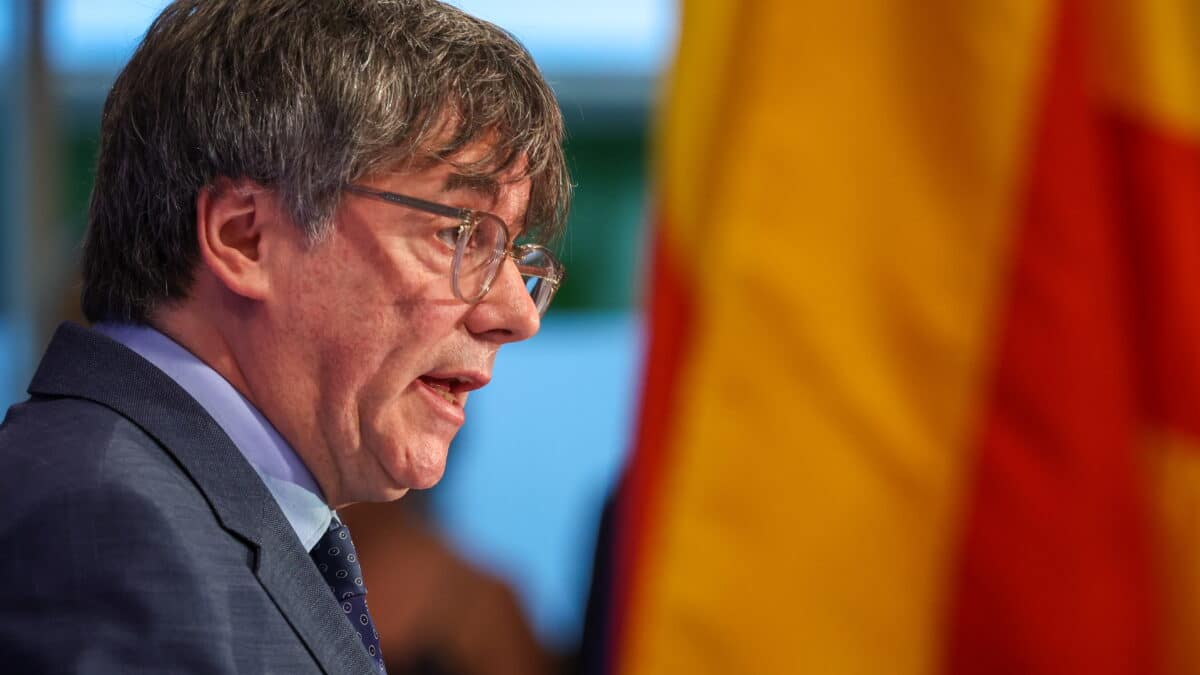 Carles Puigdemont, en Bruselas.