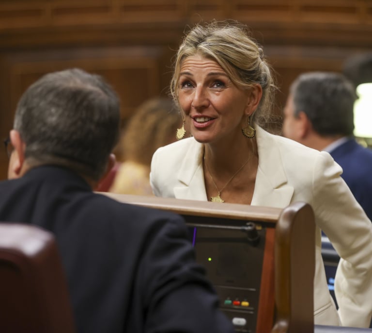 Yolanda Díaz anuncia que viajará a Cataluña "para hacer lo que tenemos que hacer"