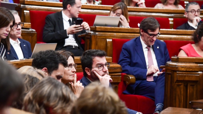 Aragonès Illa parlament