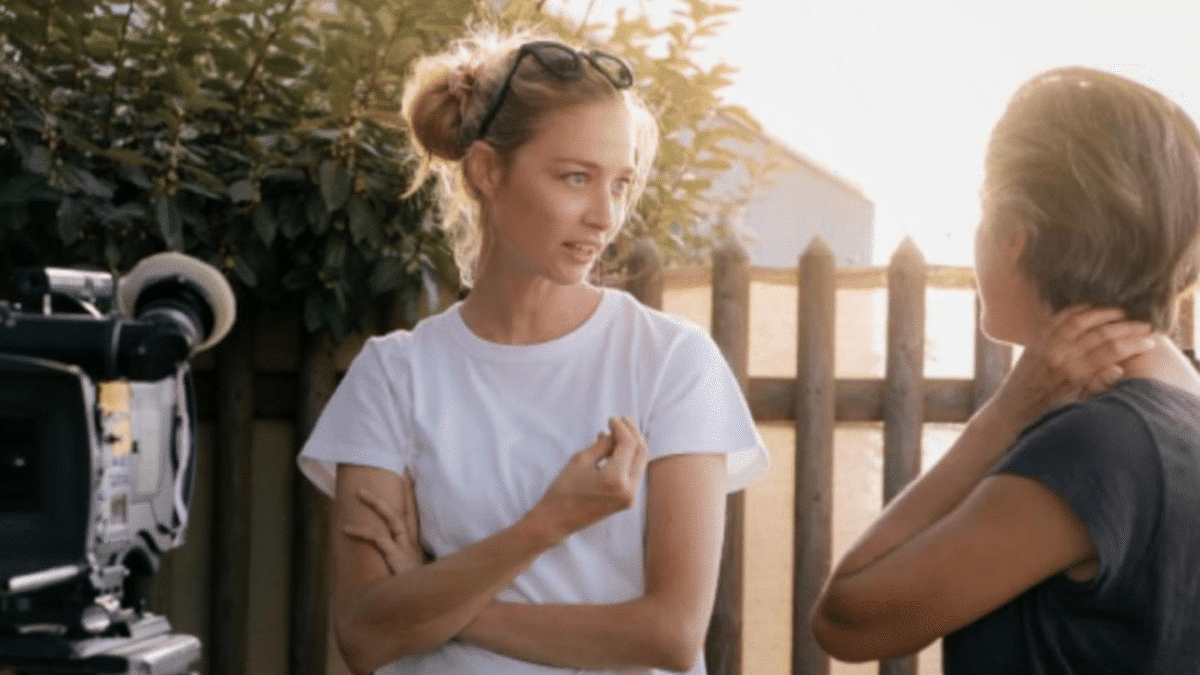 Beatrice Borromeo en una imagen del rodaje de su docuserie