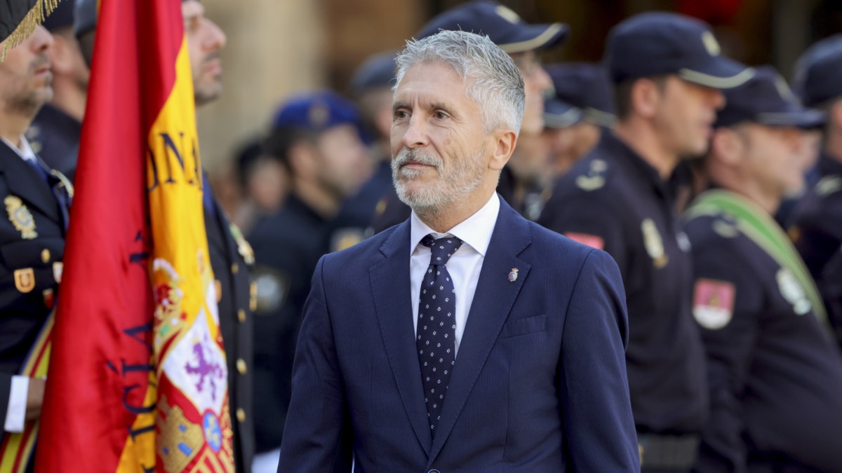 El ministro del Interior, Fernando Grande-Marlaska, en Salamanca.