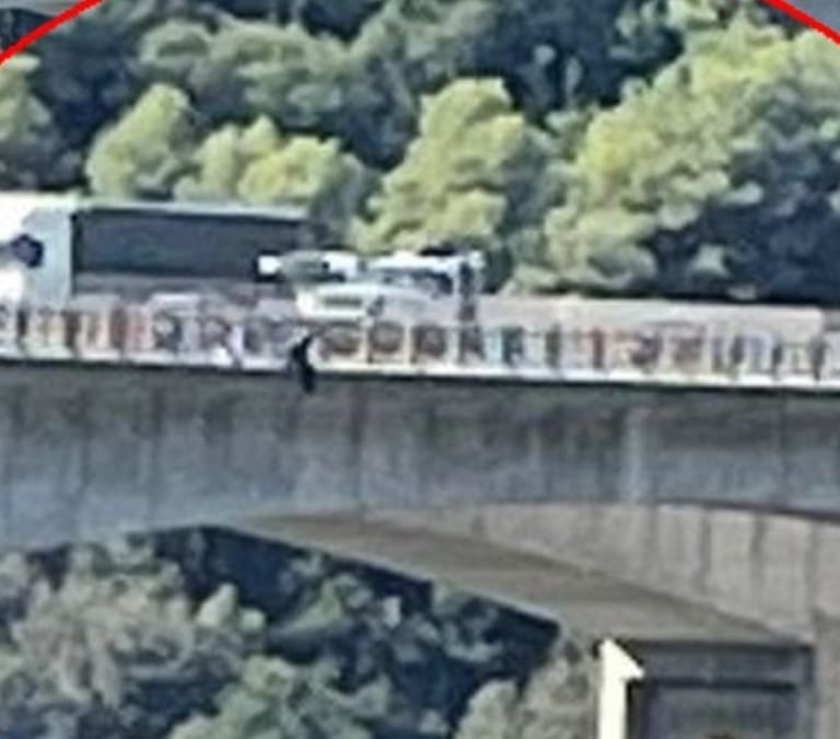 Un jugador del Niza amenaza con suicidarse desde el viaducto de Magnan