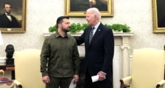 Biden anuncia ante Zelenski el envío de más sistemas antimisiles Hawk y tanques Abrams