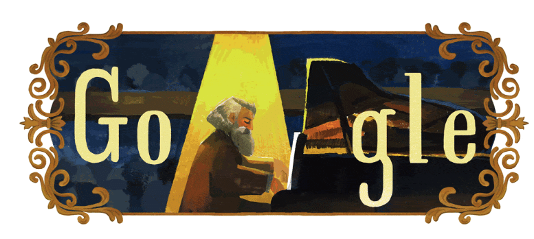Un 'doodle' del 190º aniversario del nacimiento de Johannes Brahms, y la historia detrás de la herramienta de homenaje de Google
