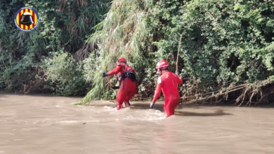 Hallado tras una semana de búsqueda el cadáver del ciclista arrastrado por el agua en Valencia