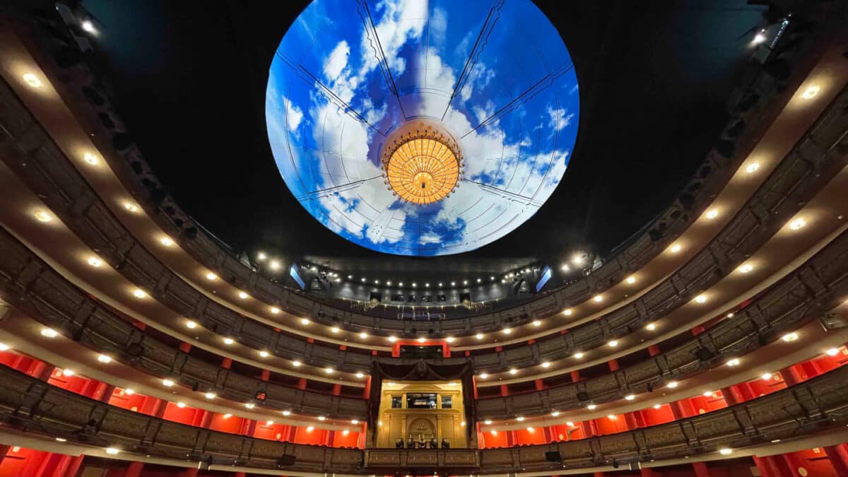Vista del proyecto artístico ‘Cielo’ del Teatro Real