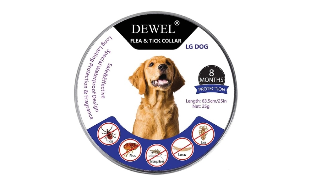 Collar antipulgas para perros DEWEL