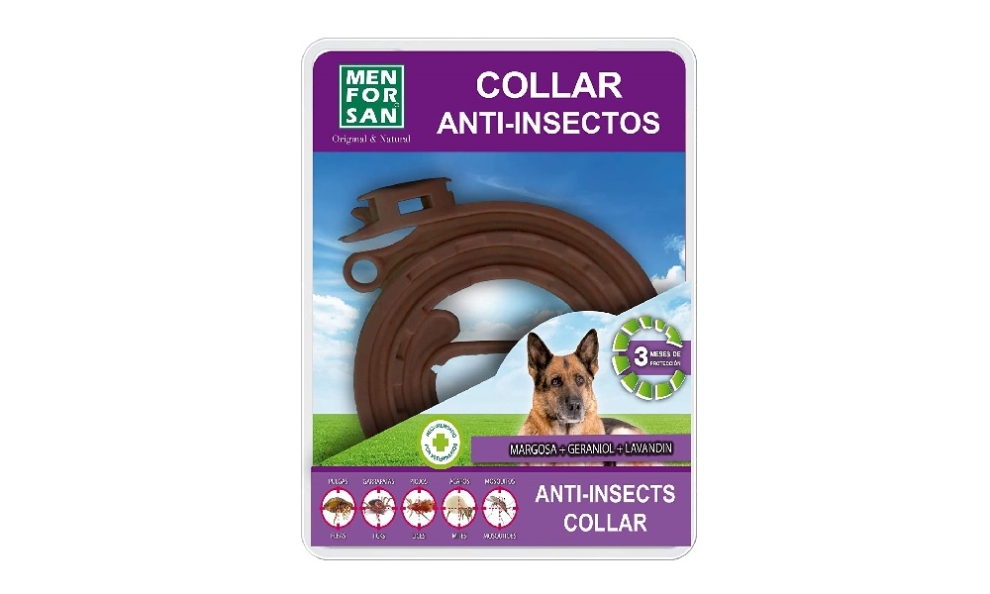 Collar antiinsectos para perros MENFORSAN