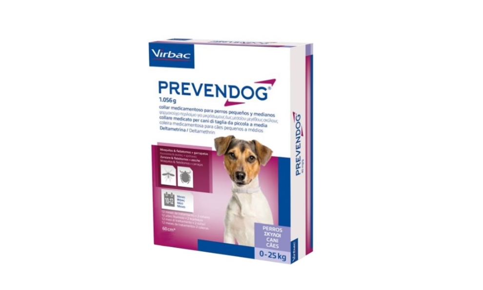 Collar antiparásitos Prevendog para perros