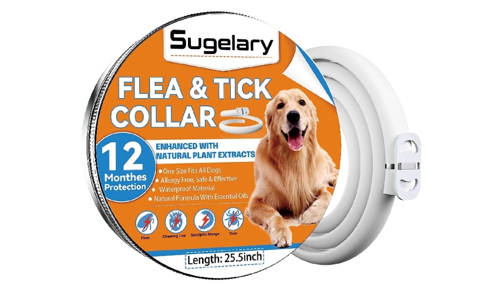 Collar antipulgas para perros Sugelary