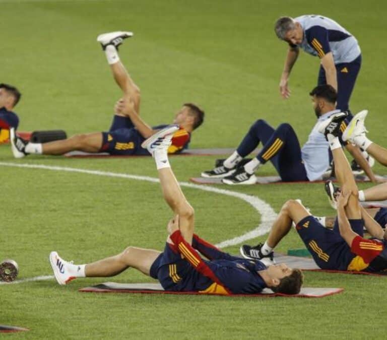 España hace el ridículo en Georgia: Entrenamiento sin botas