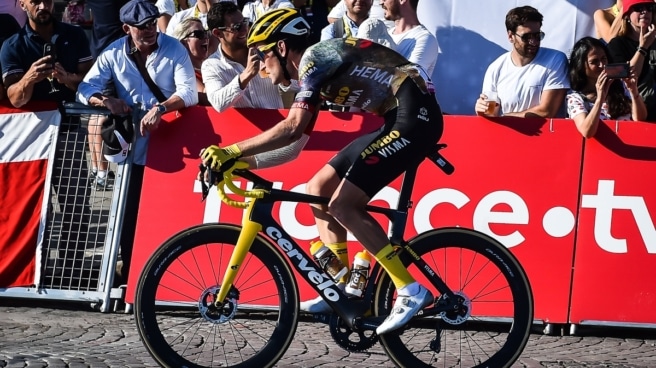El ciclista de Jumbo-Visma Nathan van Hooydonck Nathan van Hooydonck