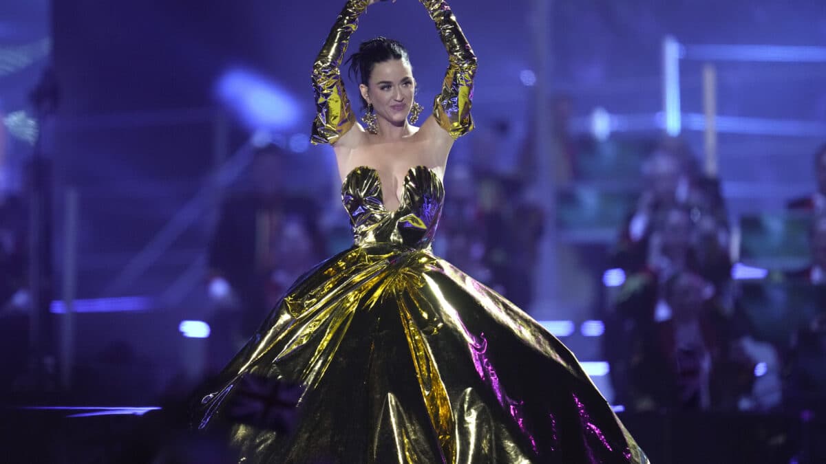 Katy Perry en el concierto de Windsor con motivo de la coronación de Carlos III
